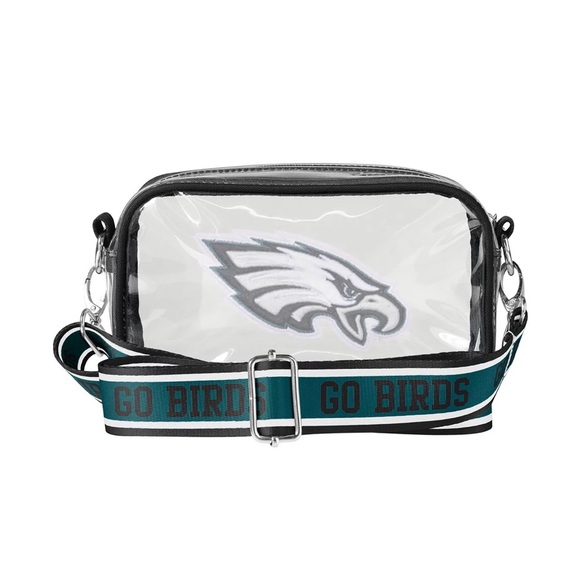 Handbags - Philadelphia  eagles clear stadium crossbody bag